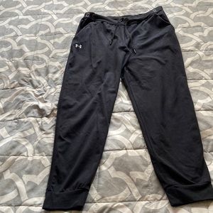 Under armour black sweatpants size small